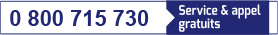 Téléphone 0 800 715 730, Service et appel gratuits